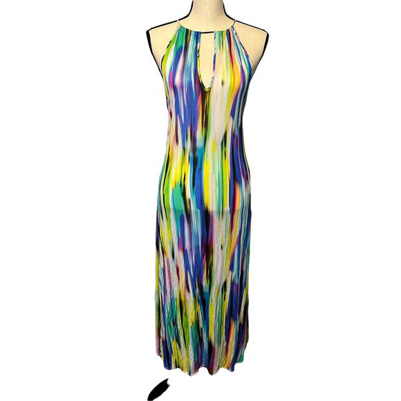 Milly Brushstroke Print Racerback Maxi - Picture 7 of 7